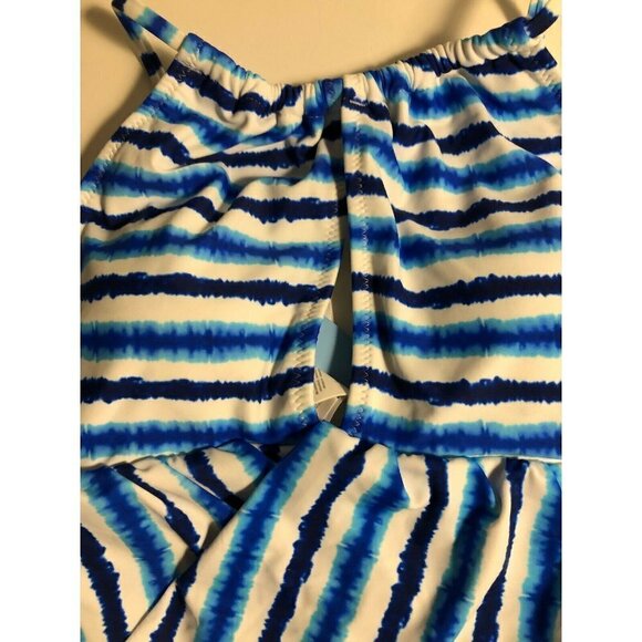 CUPSHE Women's Swimsuit One Piece Size Med BLue New NWT #3001-2 - Picture 4 of 6